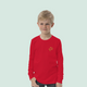 Youth-Long-Sleeve-Shirt-red-sea-turtle-shells-embroidered-gold SHOPTHELOWCOUNTRY.COM LLC