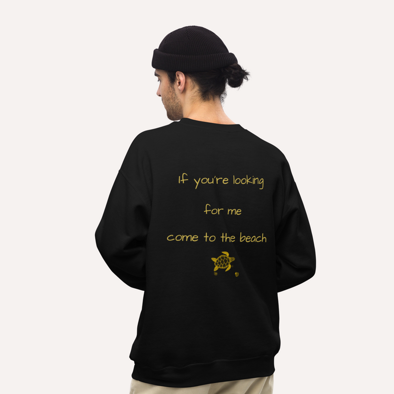 Crewneck-black-unique saying in gold available at SHOPTHELOWCOUNTRY.COM LLC
