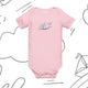 baby-onesie-short-sleeve-pink-turtles-embroidered available at SHOPTHELOWCOUNTRY.COM LLC