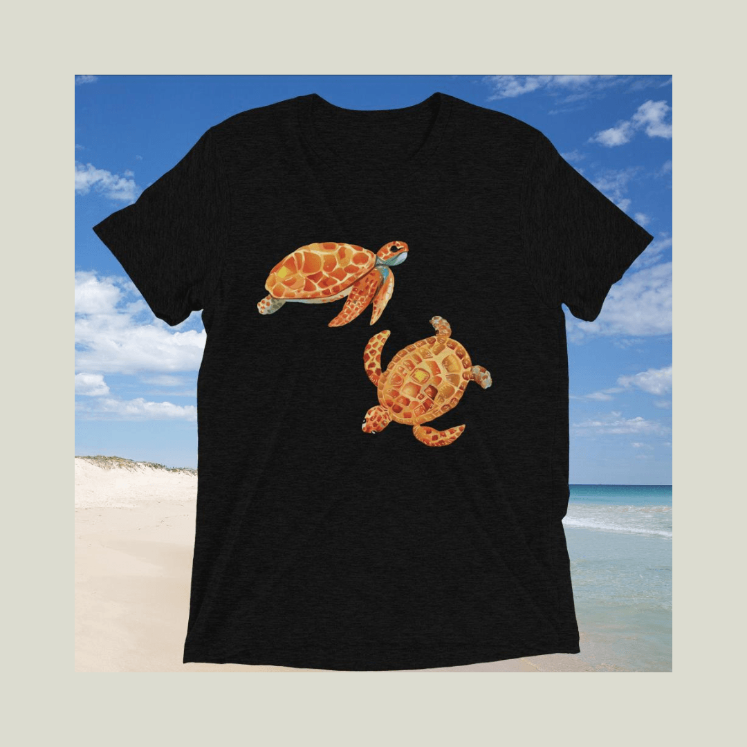 Fun Youth T-shirt with Turtle Design