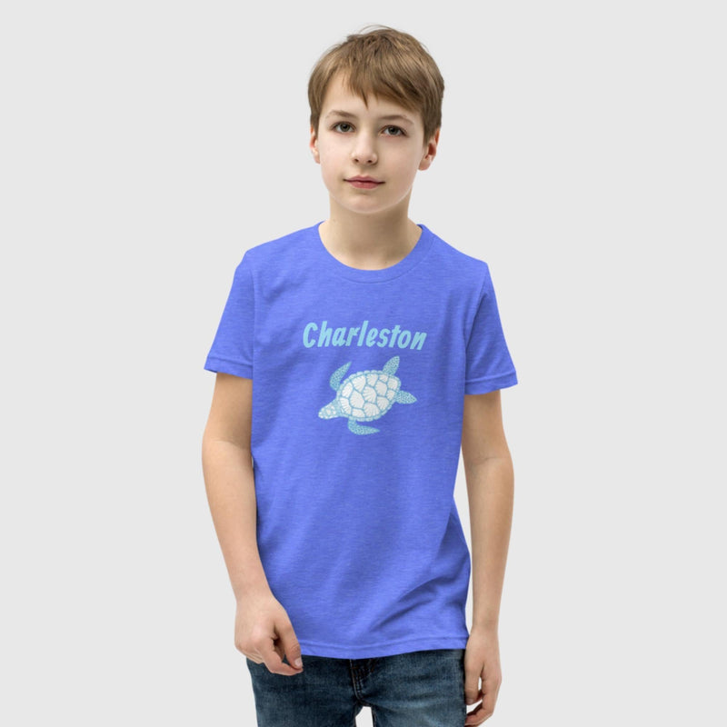marine llfe youth t-shirt Charleston sea turtle SHOPTHELOWCOUNTRY.COM