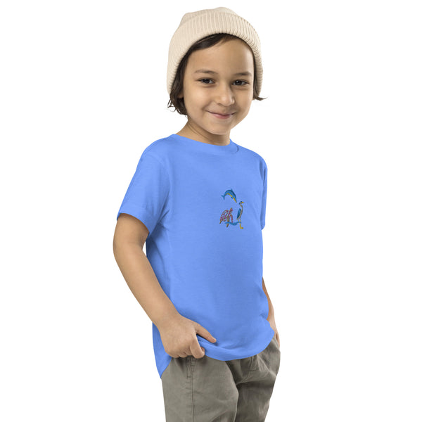 toddler-tee-sc-sea-life-embroidered-columbia-blue-front- available only at SHOPTHELOWCOUNTRY.COM LLC