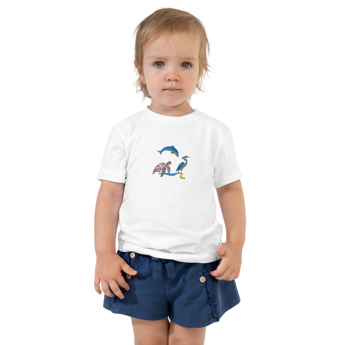 toddler-tee-sc-sea-life-embroidered-white-front- available only at SHOPTHELOWCOUNTRY.COM LLC