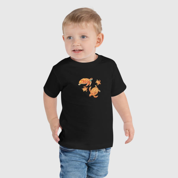 Bambini and Toddlers Sea Turtle Family Tee