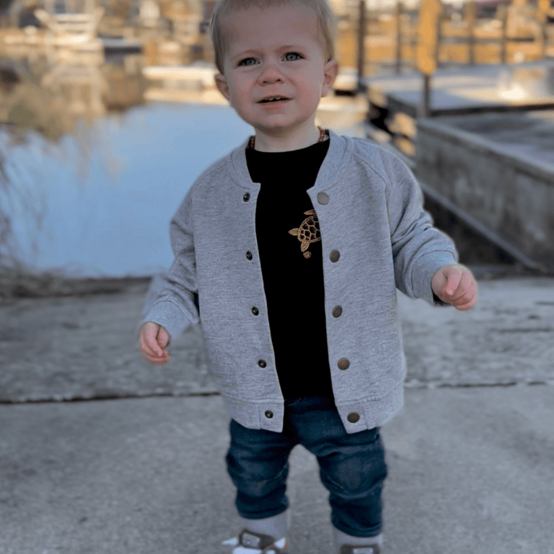 Turtle and Shells embroidered Toddler Shirt