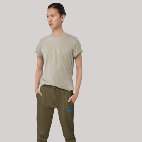 unisex-fleece-joggers-military-greeen-dolphins-embroidered SHOPTHELOWCOUNTRY.COM